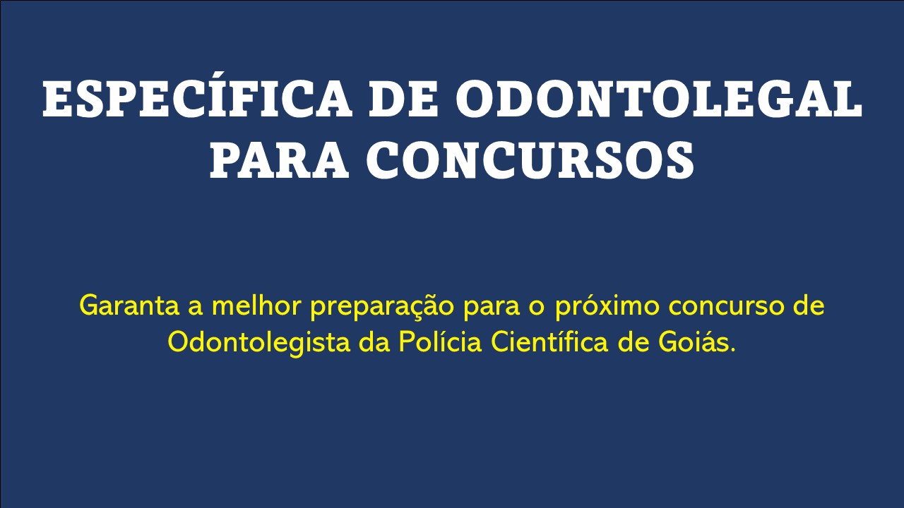 oDONTOLEGAL CONCURSOS