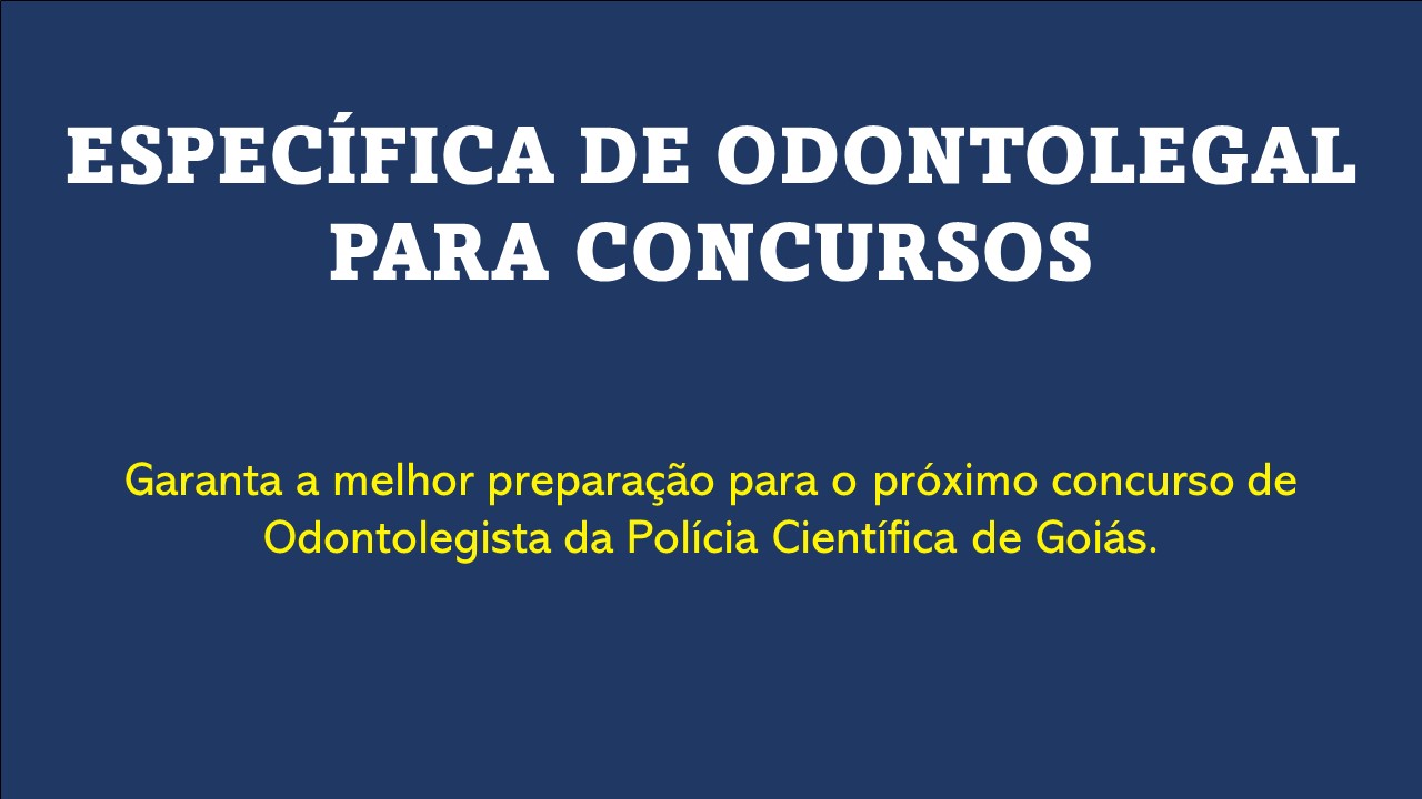 oDONTOLEGAL CONCURSOS