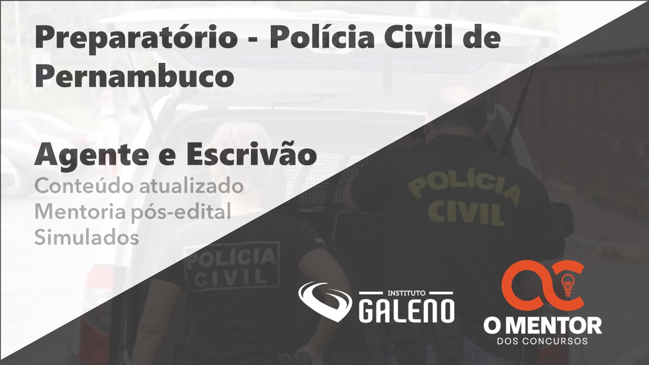 Concurso policia civil pernambuco